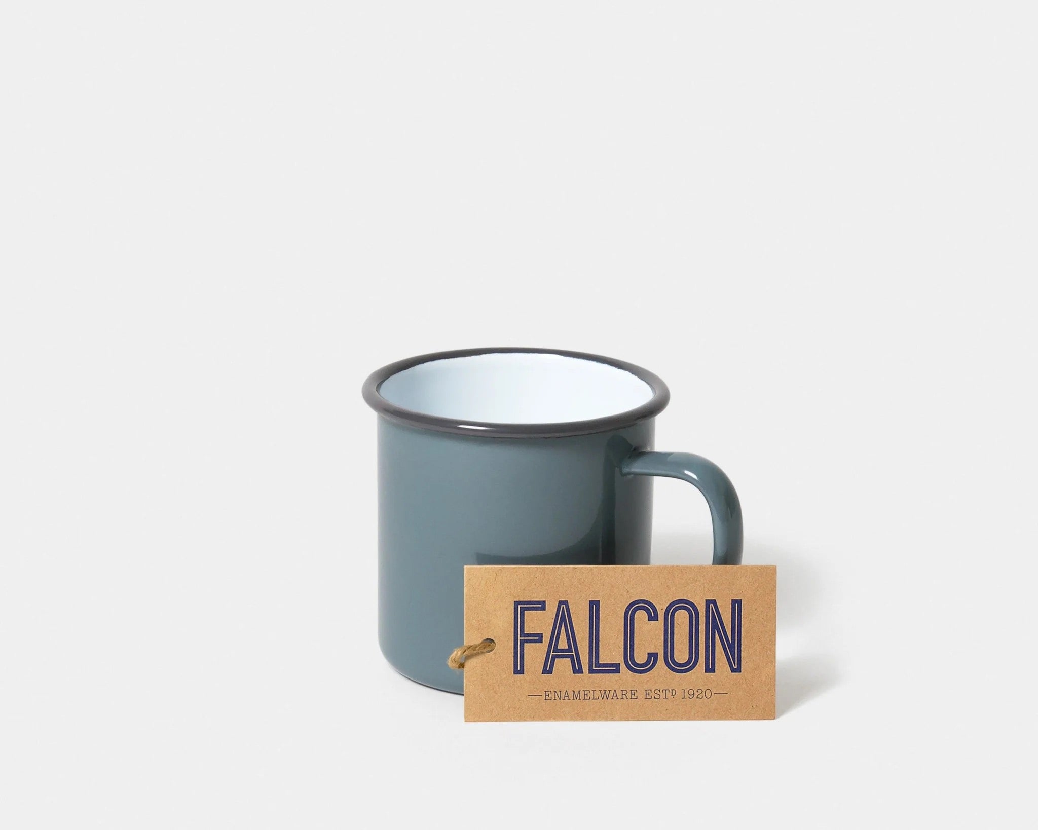 Falcon Enamel Mug in Pigeon Grey