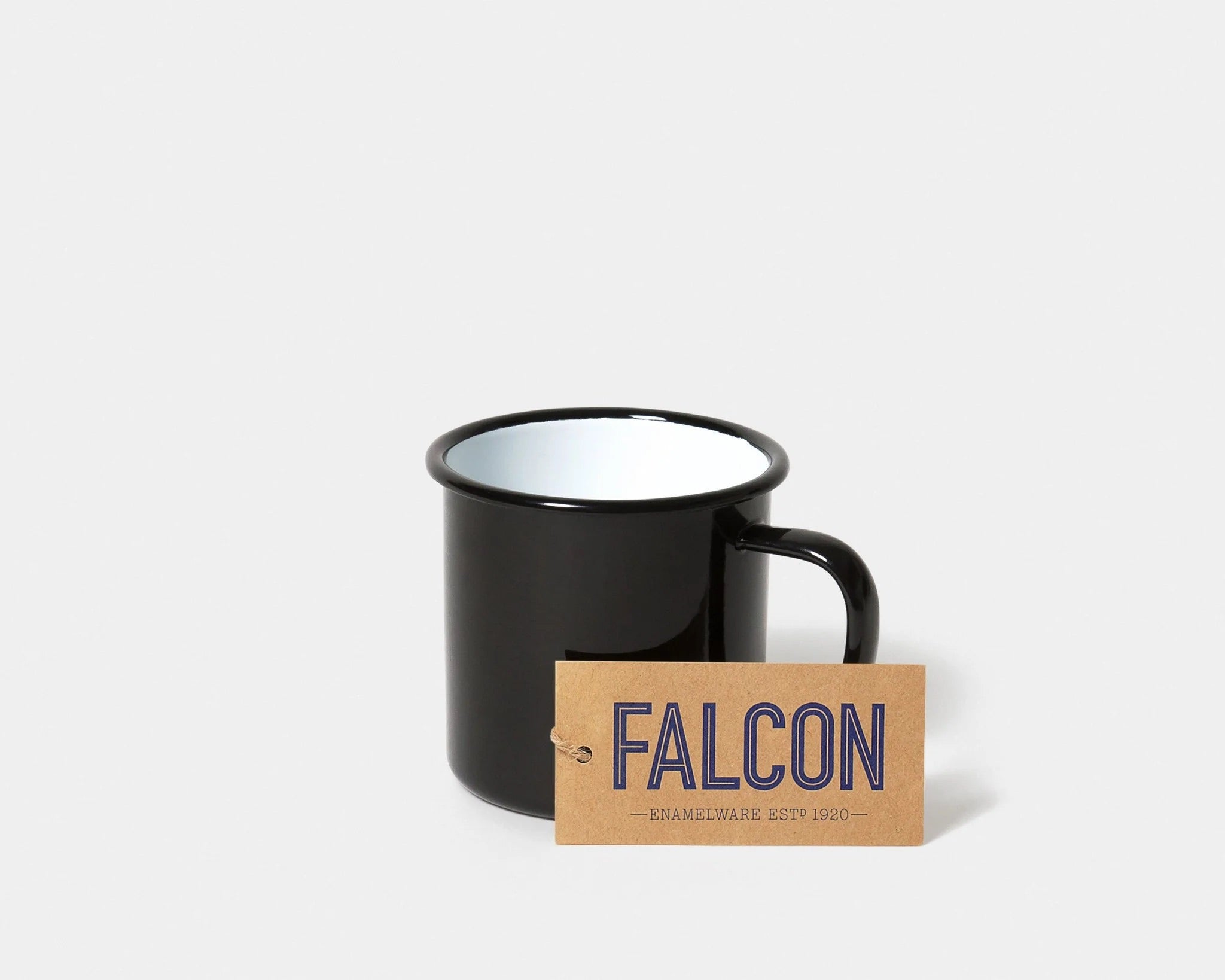  Falcon Enamel Mug - Coal Black#colour_coal-black